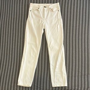 Rag & Bone Women's Slim Straight Jeans White Size 27